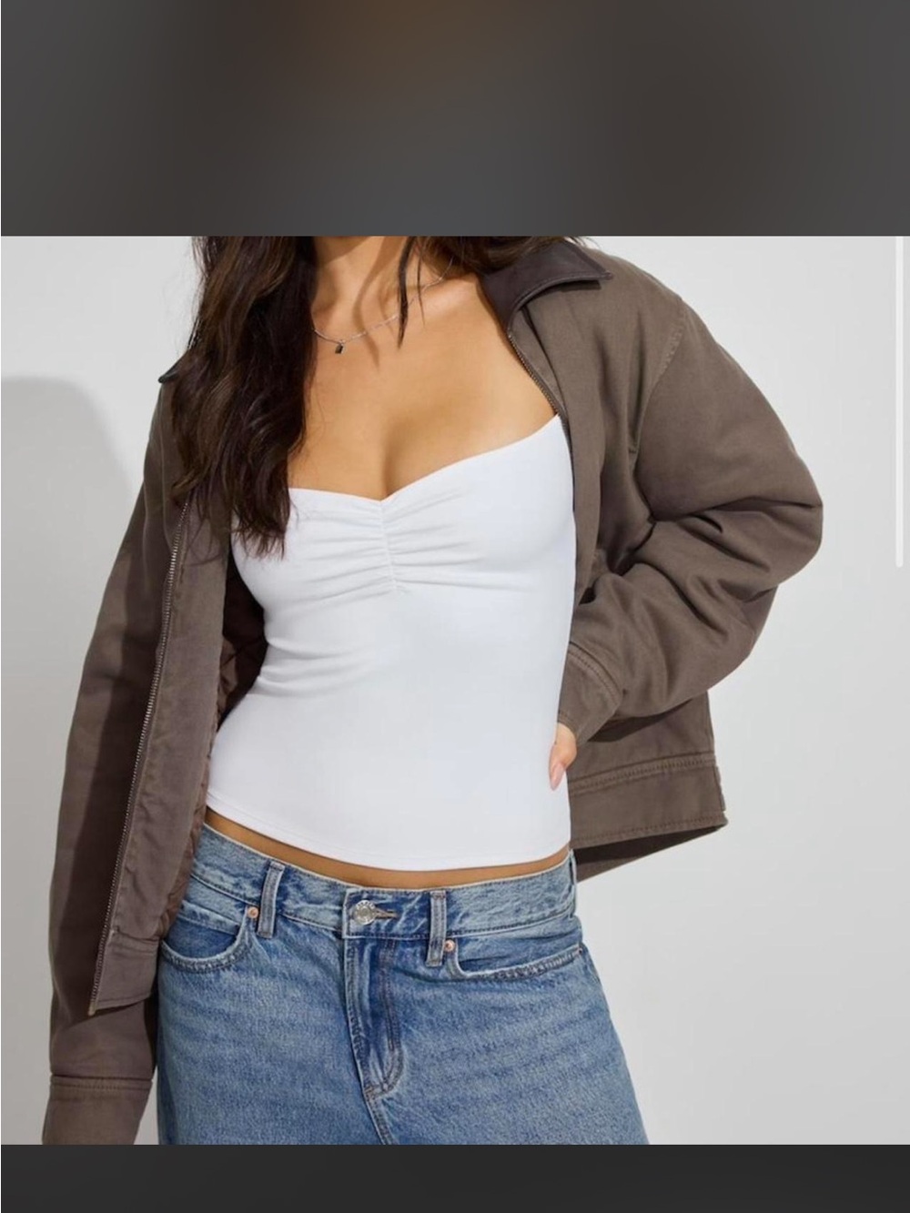 NWT Garage Twill Worker Jacket Diesel Brown